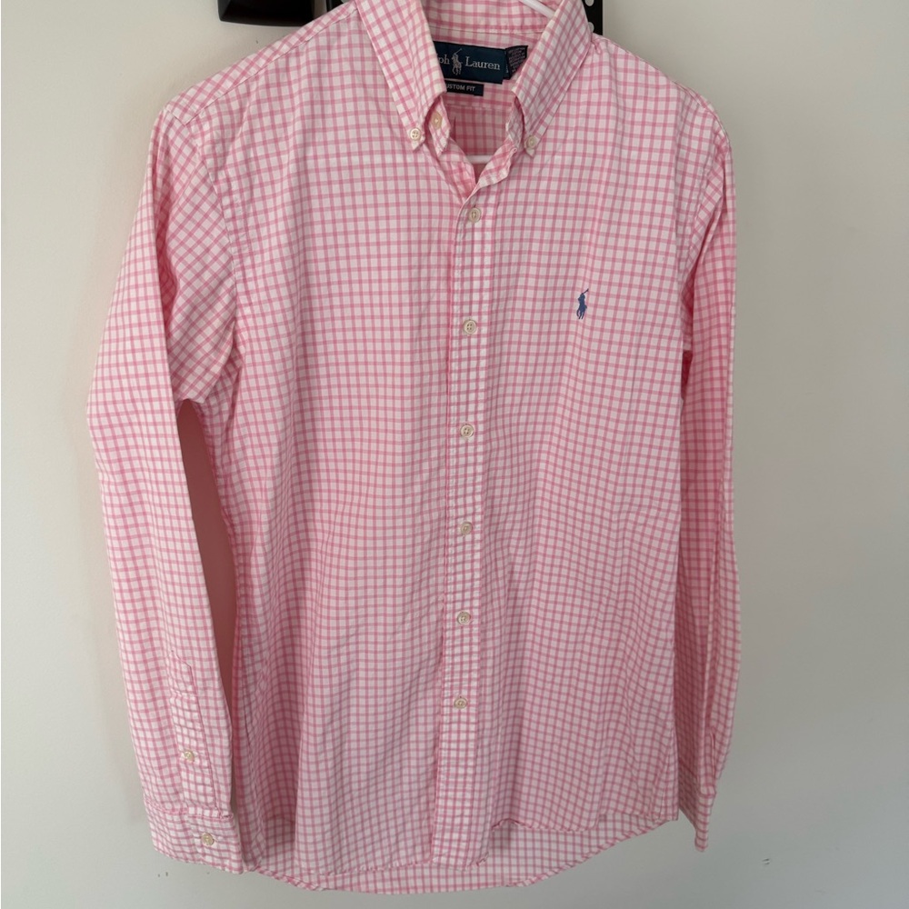 Polo Ralph Lauren Pink Plaid Men's Shirt